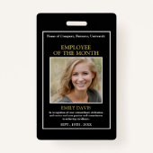 Personalized Photo - Employee Award Ausweis (Vorderseite)
