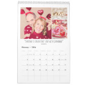 Personalized Photo Fun Family Quotes Modern Kalender (Feb 2026)