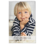 Personalized Photo Fun Family Quotes Modern Kalender (Titelbild)