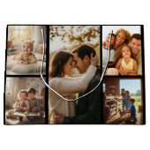 Personalized Photo Gift Bag for Special Occasions Große Geschenktüte (Vorderseite)