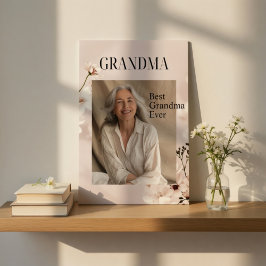 Personalized Photo Gift | Best Grandma Ever Poster
