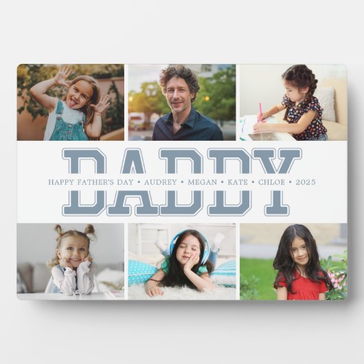 Personalized Photo Gift for Daddy Fotoplatte (Vorderseite)