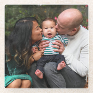 Personalized Photo Glasuntersetzer