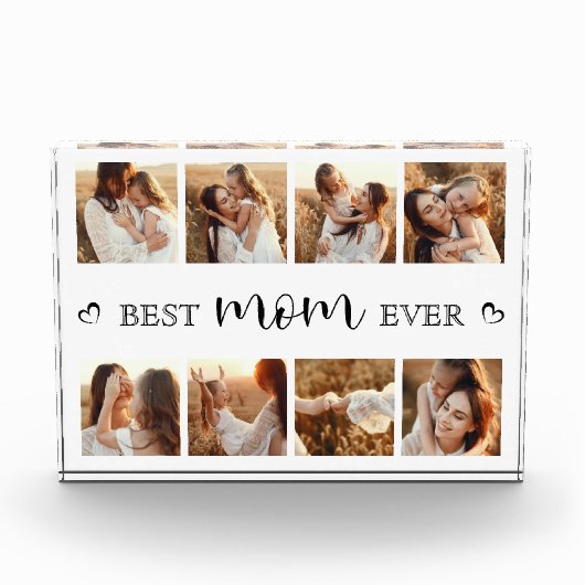 Personalized Photo Grid Collage | Cute Keepsake Fotoblock (Vorderseite)