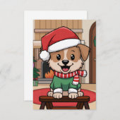 Personalized Photo Holiday Cards Dankeskarte (Vorne/Hinten)