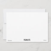 Personalized Photo Holiday Snoopy & Friends Feiertagskarte (Rückseite)