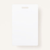 Personalized Photo ID Badge with Logo  Modern  Ausweis (Rückseite)