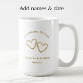 Personalized Photo Keepsake 50th Anniversary Gift Kaffeetasse