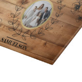 Personalized Photo Keepsake Cutting Board Schneidebrett (Ecke)