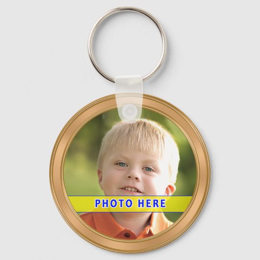 Personalized Photo Key Chain with INSTRUCTIONS Schlüsselanhänger (Vorderseite)