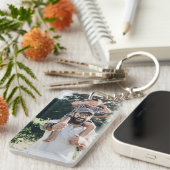 Personalized Photo Keychain: Custom Acrylic Family Schlüsselanhänger (Vorderseite rechts)