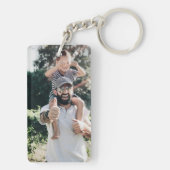 Personalized Photo Keychain: Custom Acrylic Family Schlüsselanhänger (Rückseite)