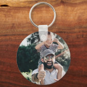 Personalized Photo Keychain: Custom Acrylic Family Schlüsselanhänger (Rückseite)