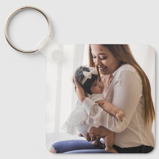 Personalized Photo Keychain for Mom  Schlüsselanhänger (Vorderseite)