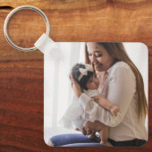 Personalized Photo Keychain for Mom  Schlüsselanhänger (Vorderseite)