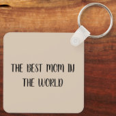 Personalized Photo Keychain for Mom  Schlüsselanhänger (Rückseite)