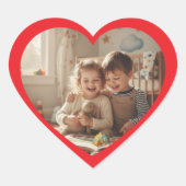 Personalized Photo Love Keepsake Sticker Label  (Vorderseite)