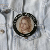Personalized Photo Memorial Button (Beispiel)