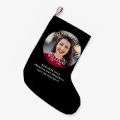 Personalized Photo Memorial Kleiner Weihnachtsstrumpf (Vorderansicht (hängend))