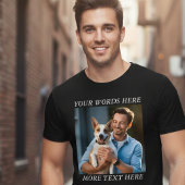 Personalized Photo & Message T-Shirt