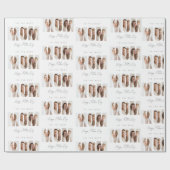 Personalized Photo MOM Happy Mother's Day Geschenkpapier (Flach)