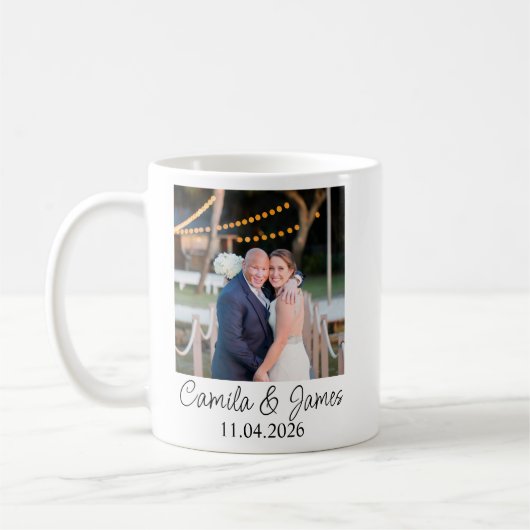 Personalized Photo mug, Custom mug Gift, Wedding Kaffeetasse (Links)
