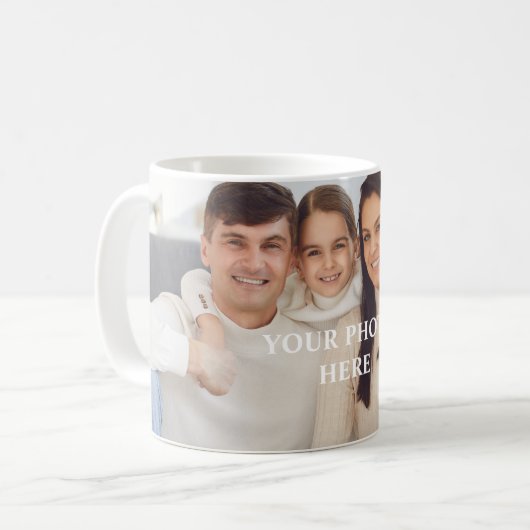Personalized photo mug for dad, personalized photo kaffeetasse (Vorderseite Links)