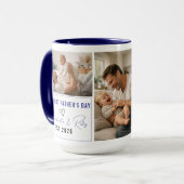 Personalized Photo Mug – Our First Father’s Day Tasse (Vorderseite Links)
