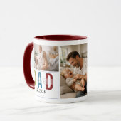 Personalized Photo Mug – Our First Father’s Day Tasse (Vorderseite Links)