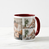 Personalized Photo Mug – Our First Father’s Day Tasse (VorderseiteRechts)