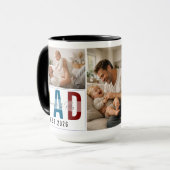 Personalized Photo Mug – Our First Father’s Day Tasse (Vorderseite Links)
