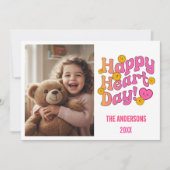 Personalized Photo & Name Valentine's Feiertagskarte (Vorderseite)