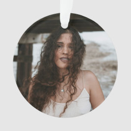 Personalized Photo Ornament for Birthday with Text