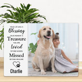 Personalized Photo Pet Memorial Fotoplatte