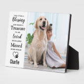 Personalized Photo Pet Memorial Fotoplatte (Seite)