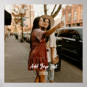 Personalized Photo Poster Wall Art (Vorne)