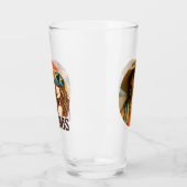 Personalized Photo Retro Bahamas Tropical Beach Glas (Links)