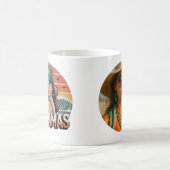 Personalized Photo Retro Bahamas Tropical Beach Kaffeetasse (Mittel)