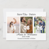 Personalized Photo Save the Date Invitation (Vorderseite)
