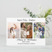 Personalized Photo Save the Date Invitation (Stehend Vorderseite)