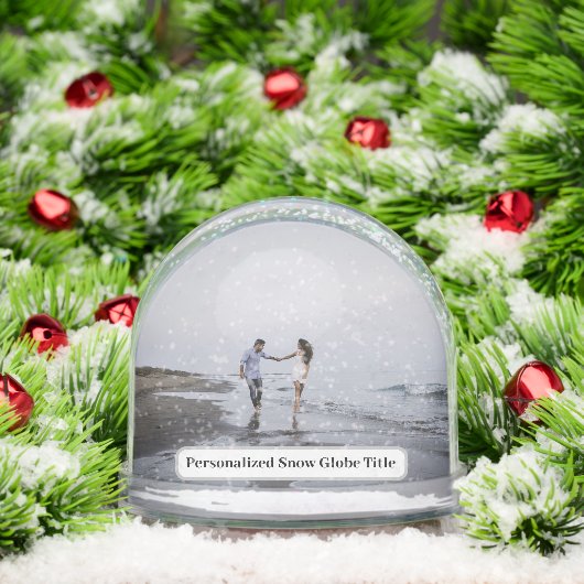 Personalized Photo Snow Globe Schneekugeln (Weihnachten)