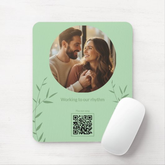 Personalized Photo Song Code Mousepad (Mit Mouse)