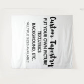 Personalized Photo Tapestry Wandteppich (Vorderseite (Horizontal))