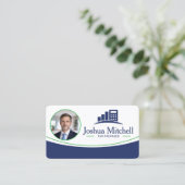 Personalized Photo Tax Preparer Professional Visitenkarte (Stehend Vorderseite)