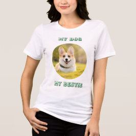 Personalized Photo Template for My Dog - My Best Tri-Blend Shirt