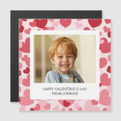 Personalized Photo Valentine Magnet (Vorne/Hinten)