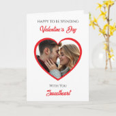 Personalized Photo Valentine's Day | My Favorite  Karte (Gelbe Blume)