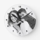 Personalized photo wall clock. Make your own!