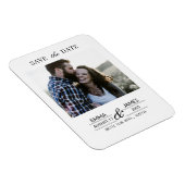 Personalized Photo Wedding Fridge magnet (Rechte Seite)