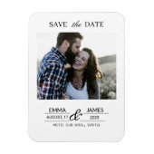 Personalized Photo Wedding Fridge magnet (Vertikal)